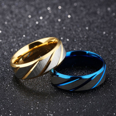 Infinite Wave Pattern ring