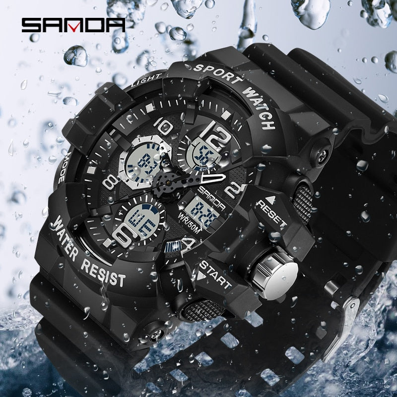 Men Digital Shock Sports Watches