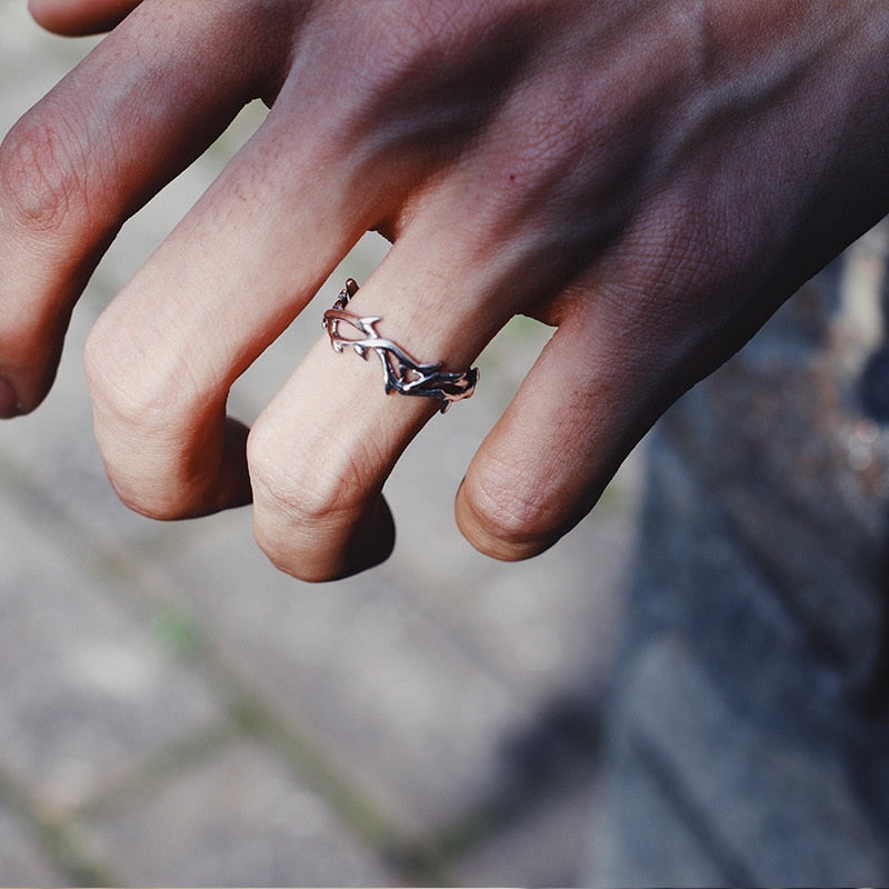 Adjustable Thorns Couple Rings