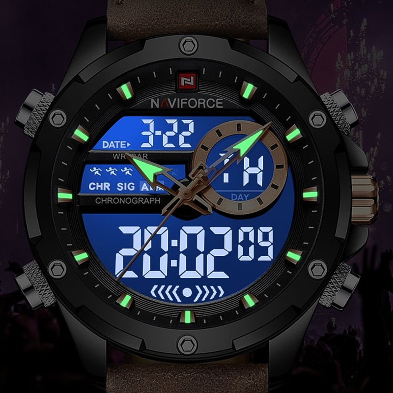 LED Quartz Sport Men Watches