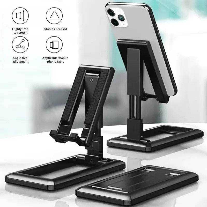 Folding Phone Holder Table Mobile Phone Holder Portable Phone Holder Portable Foldable Phone Holder for iPad iPhone Samsung